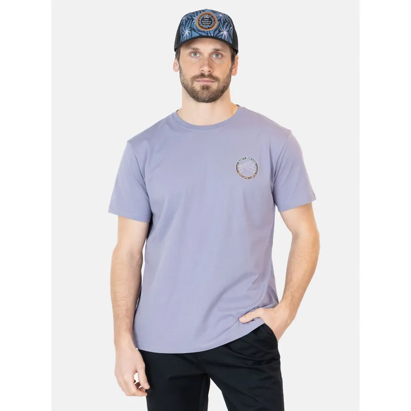 RUSTY - Polera MC Crash Morado Hombre Rusty - Morado