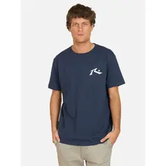 RUSTY - Polera MC Bruma Azul Hombre