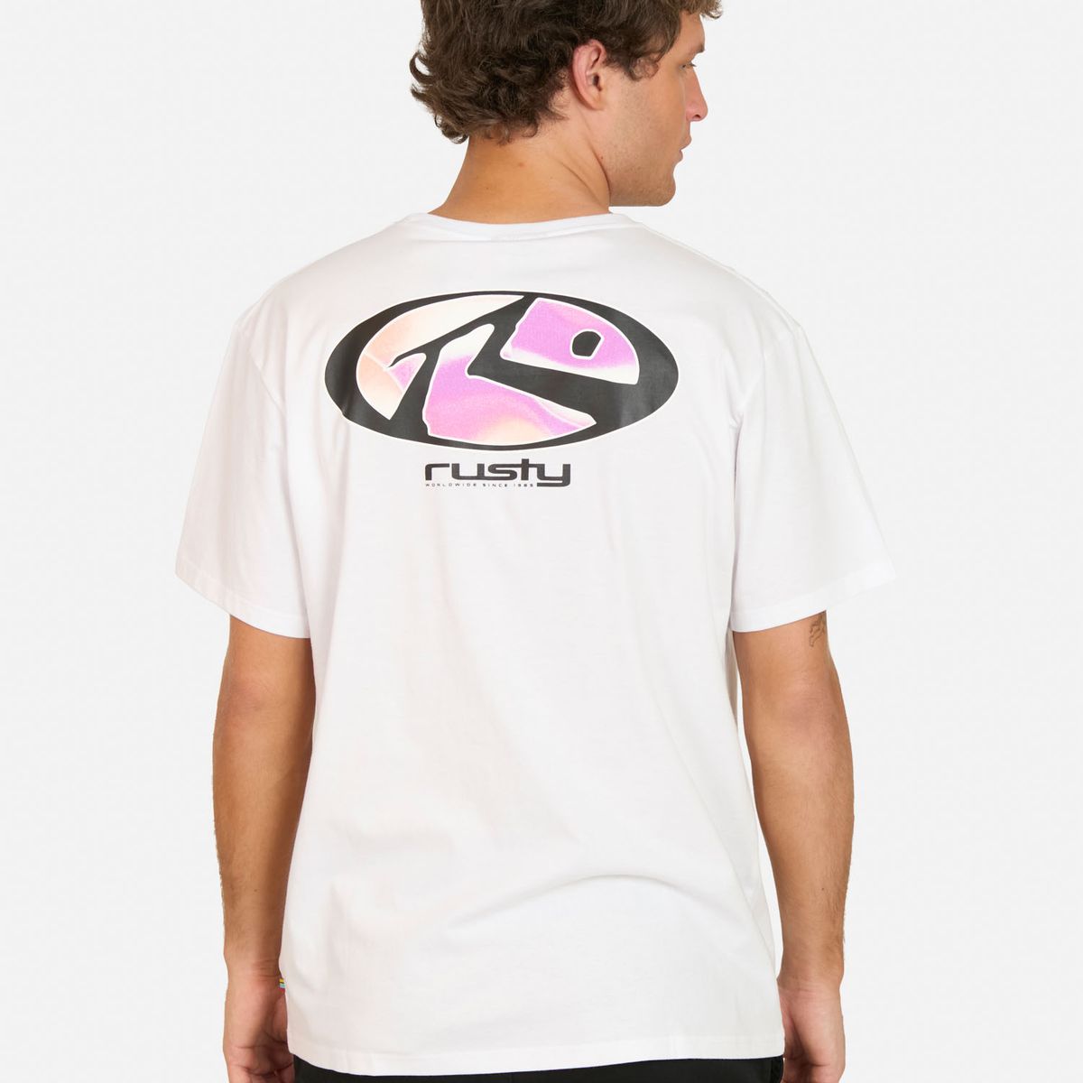 RUSTY - Polera MC Daga Blanco Hombre Rusty