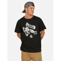Polera MC Flip Negro Hombre