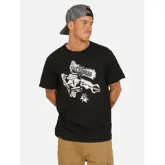 VOLCOM - Polera MC Flip Negro Hombre