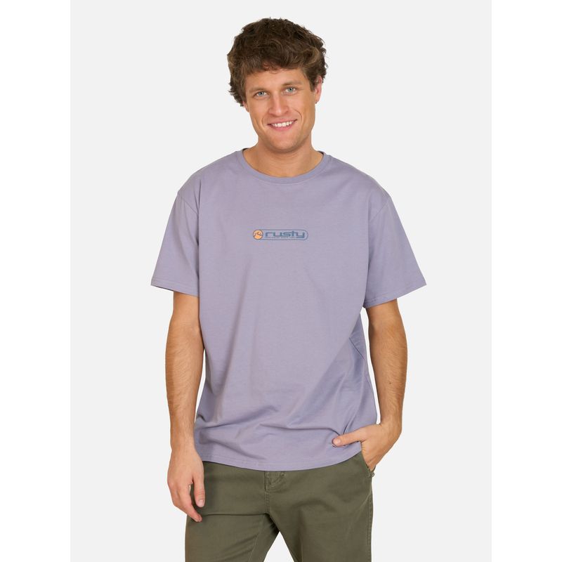RUSTY - Polera MC Eclipse Morado Hombre Rusty