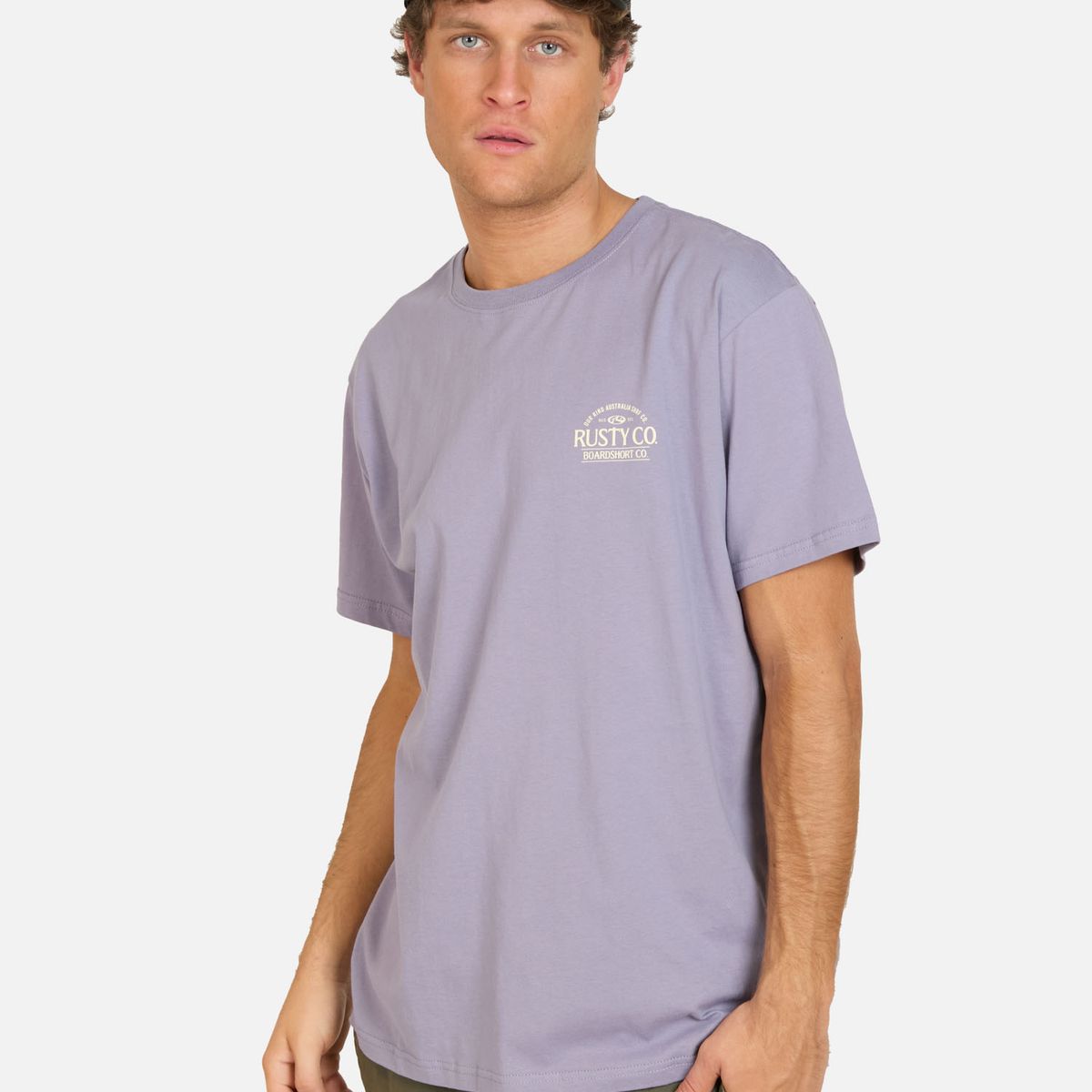 RUSTY - Polera MC Denso Morado Hombre Rusty