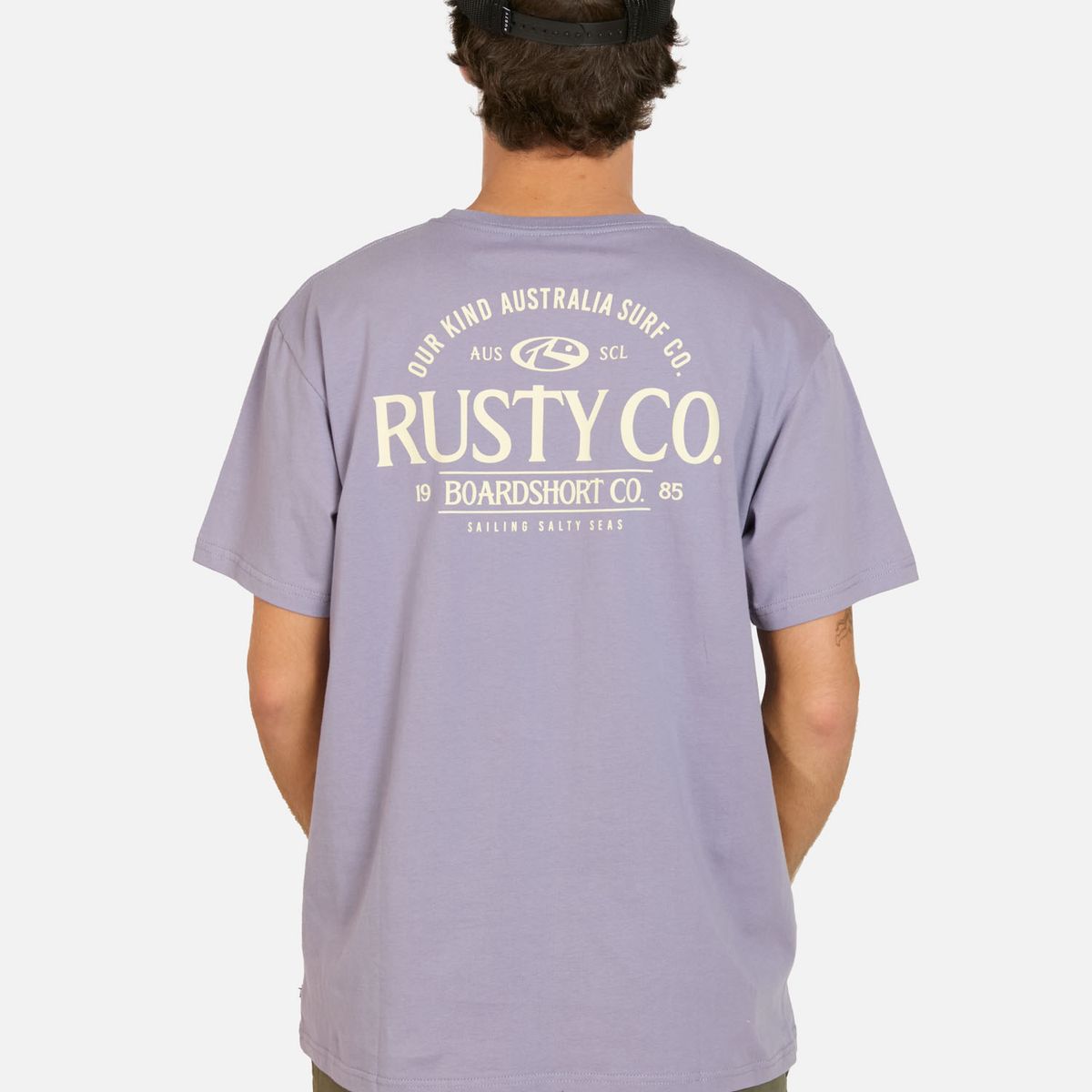 RUSTY - Polera MC Denso Morado Hombre Rusty