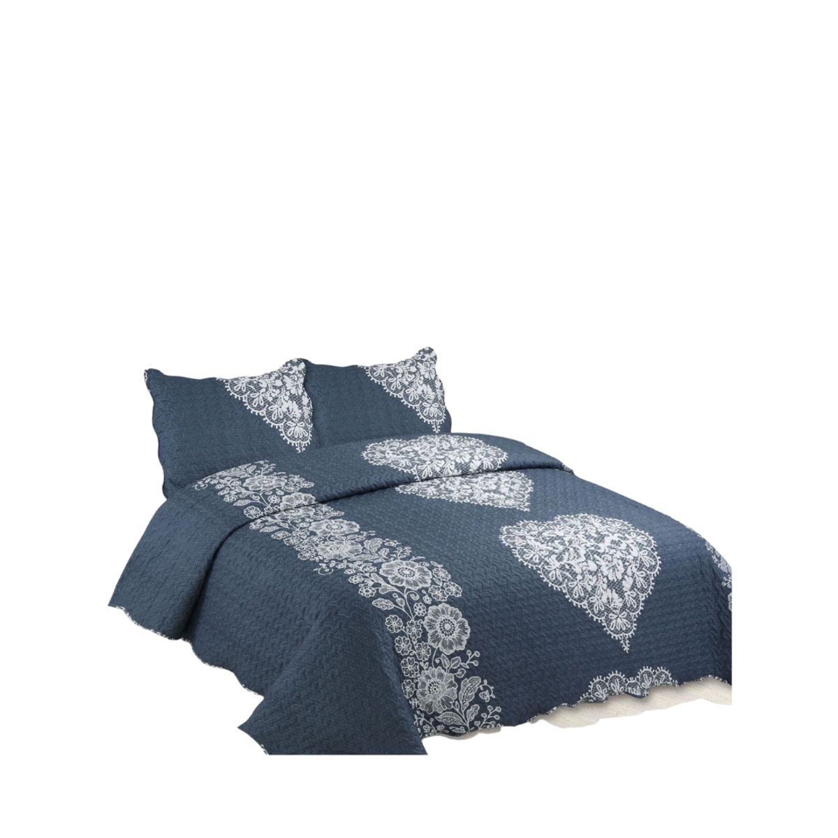 GENERICO - Cubrecama Verano King Quilt De Diseños Estampados