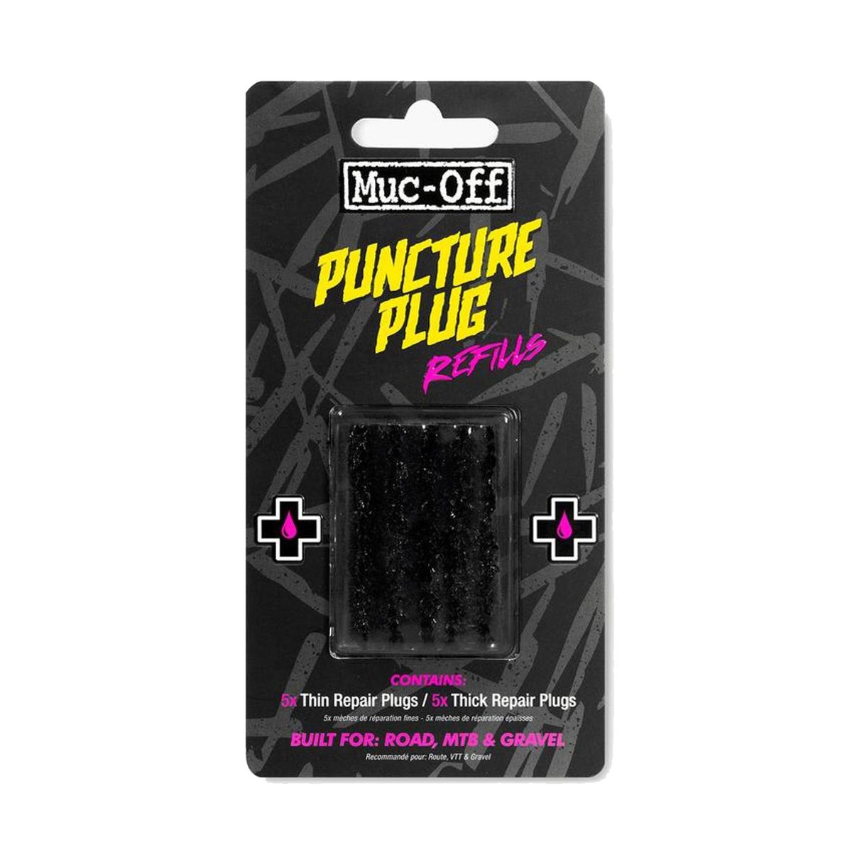 MUC OFF - RECARGA DE REPARACION BICICLETA PLUG REPAIR MUC-OFF PACK 5