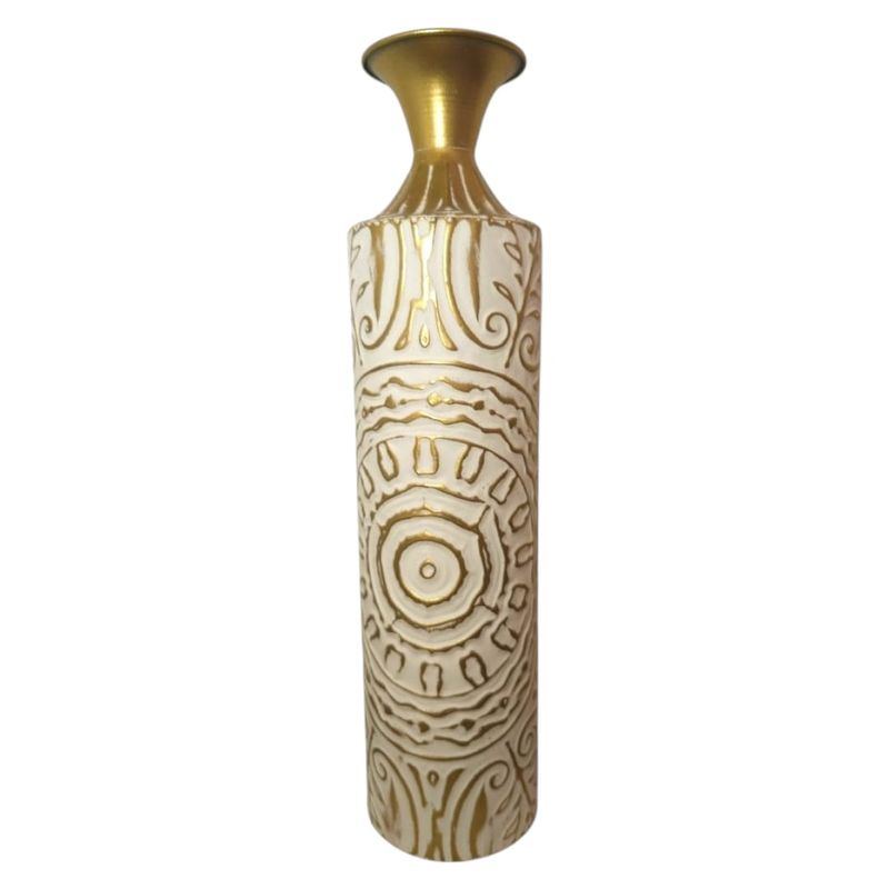 GENERICO - Jarron Florero Decorativo Dorativo Metalico
