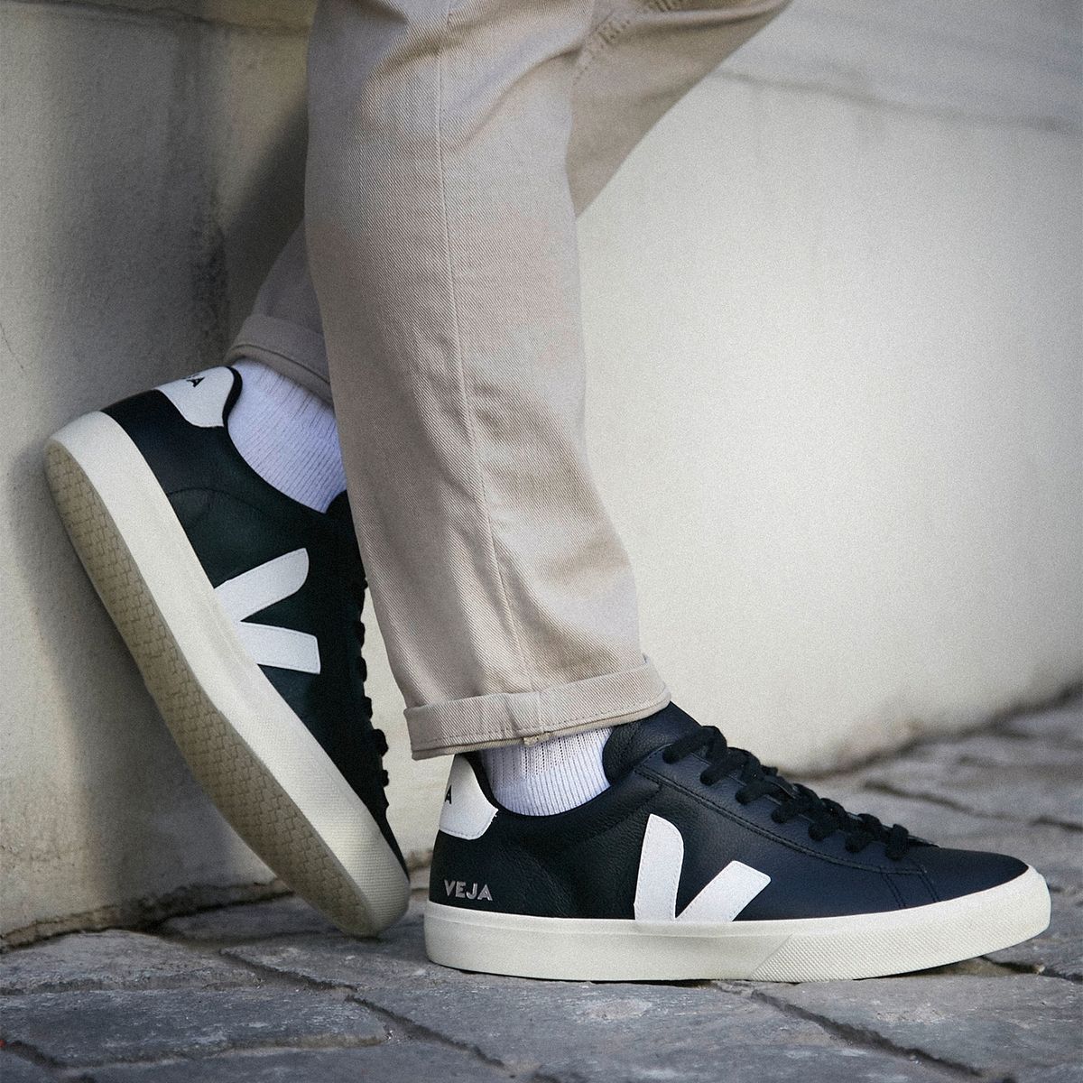 VEJA - Campo Zapatilla Urbana Hombre Negro Veja