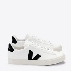 VEJA - Campo Zapatilla Urbana Hombre Cuero Blanco