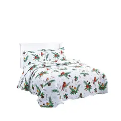 GENERICO - Cubrecama Verano King Quilt De Diseños Estampados