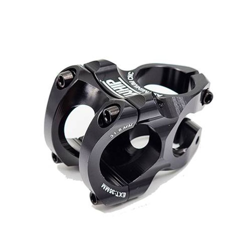WHIP - TEE WHIP ALEACION CNC 286X318MM 35MM DE LARGO NEGRO