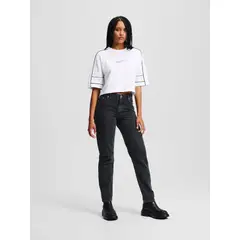 KARL LAGERFELD - Jeans mom Negro