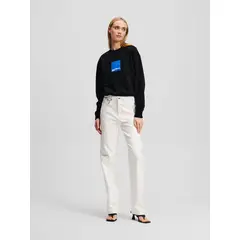 KARL LAGERFELD - Jeans recto de talle alto