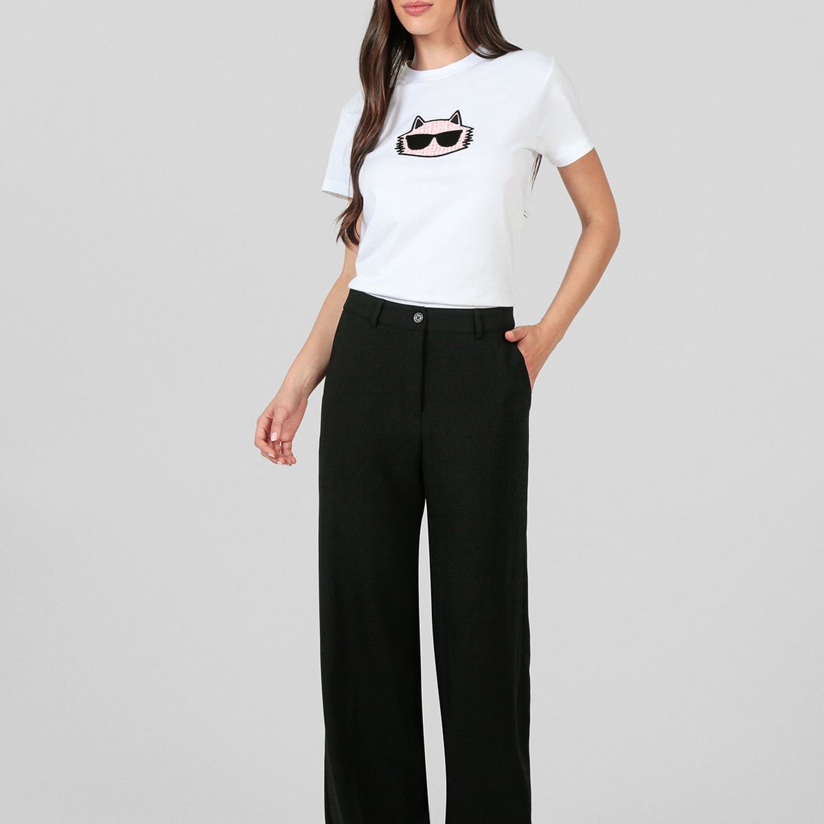 KARL LAGERFELD - Pantalón de vestir straight