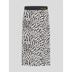 KARL LAGERFELD - Falda con estampado de zebra