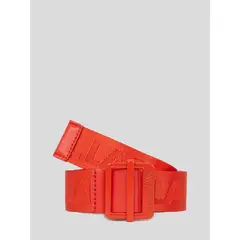 KARL LAGERFELD - Cinturón con logotipo bordado