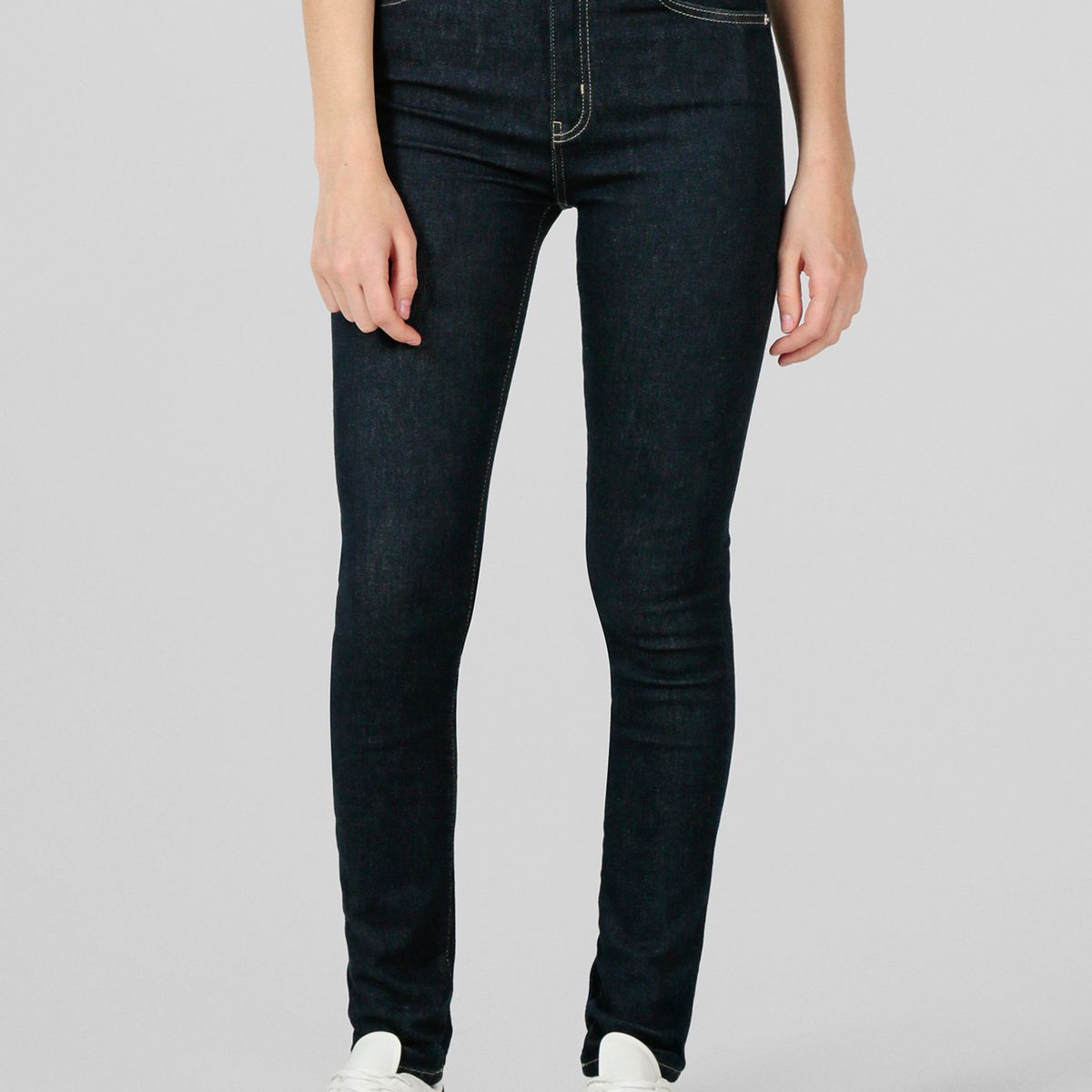 KARL LAGERFELD - Jeans skinny de talle alto