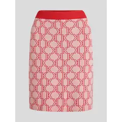 KARL LAGERFELD - Falda de punto con monograma