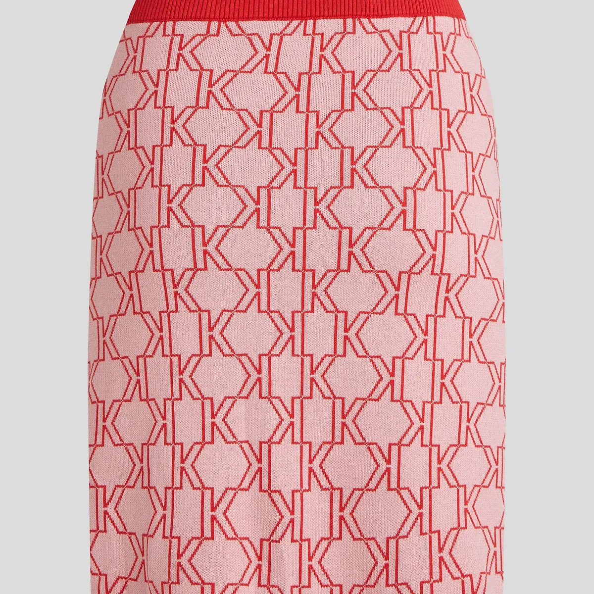 KARL LAGERFELD - Falda de punto con monograma