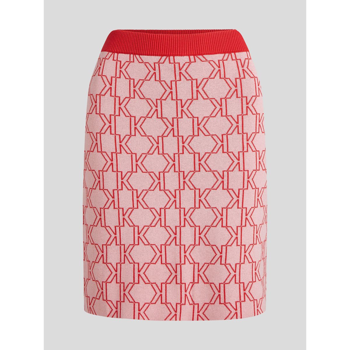 KARL LAGERFELD - Falda de punto con monograma