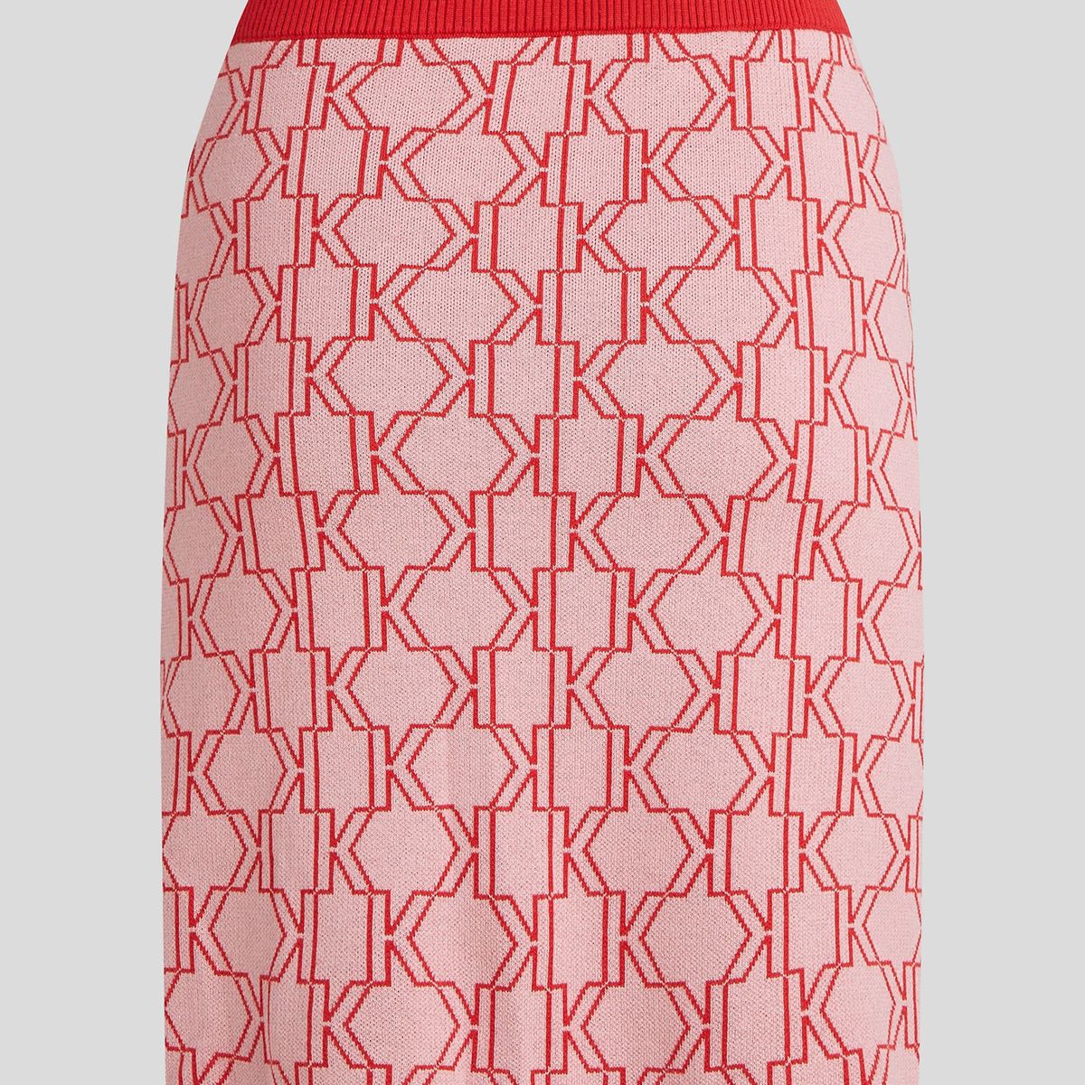 KARL LAGERFELD - Falda de punto con monograma
