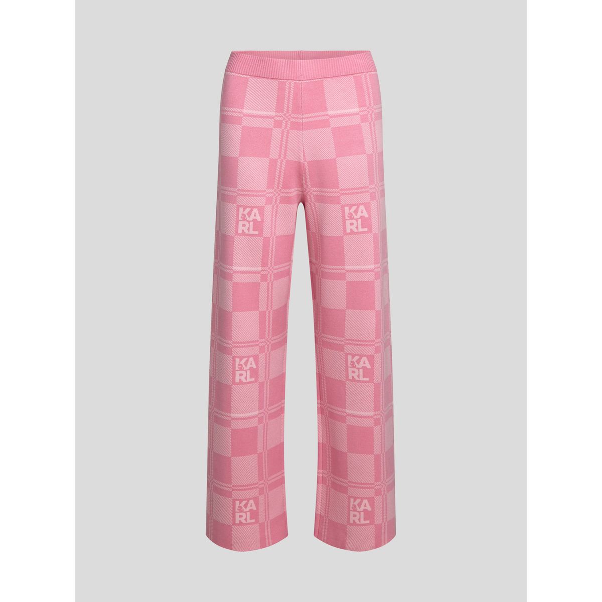 KARL LAGERFELD - Pantalón varsity con cuadros