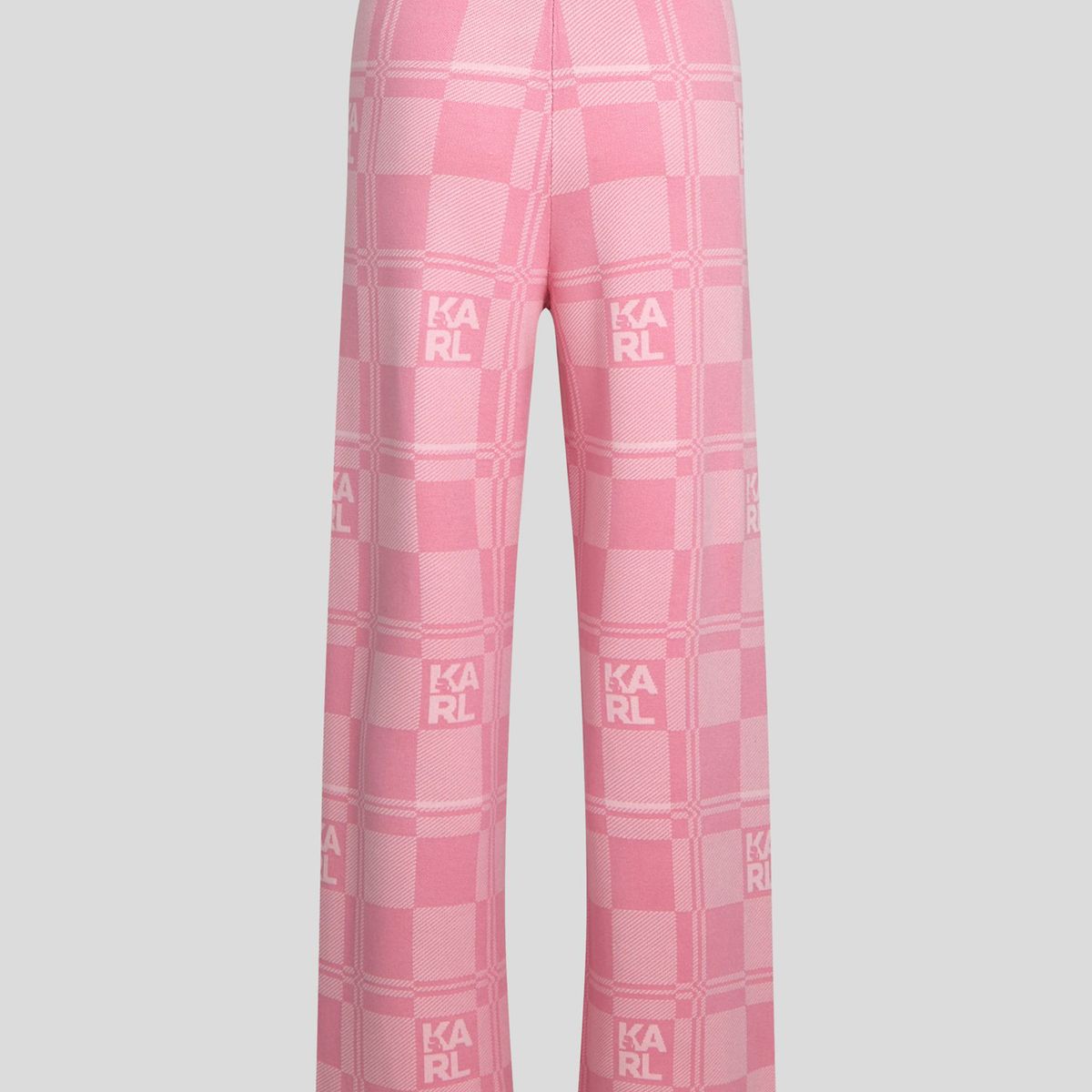 KARL LAGERFELD - Pantalón varsity con cuadros