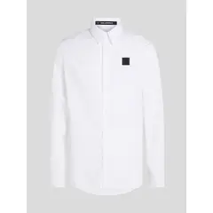 KARL LAGERFELD - Camisa de popelina con parche de goma