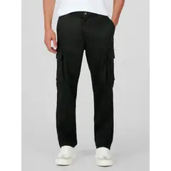 KARL LAGERFELD - Pantalón cargo con tejido de sarga