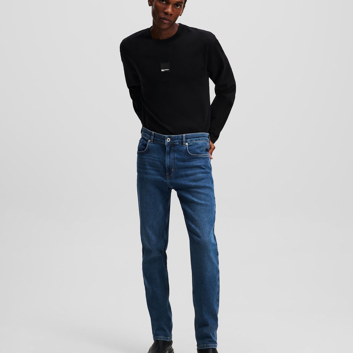 KARL LAGERFELD - Jeans slim denim