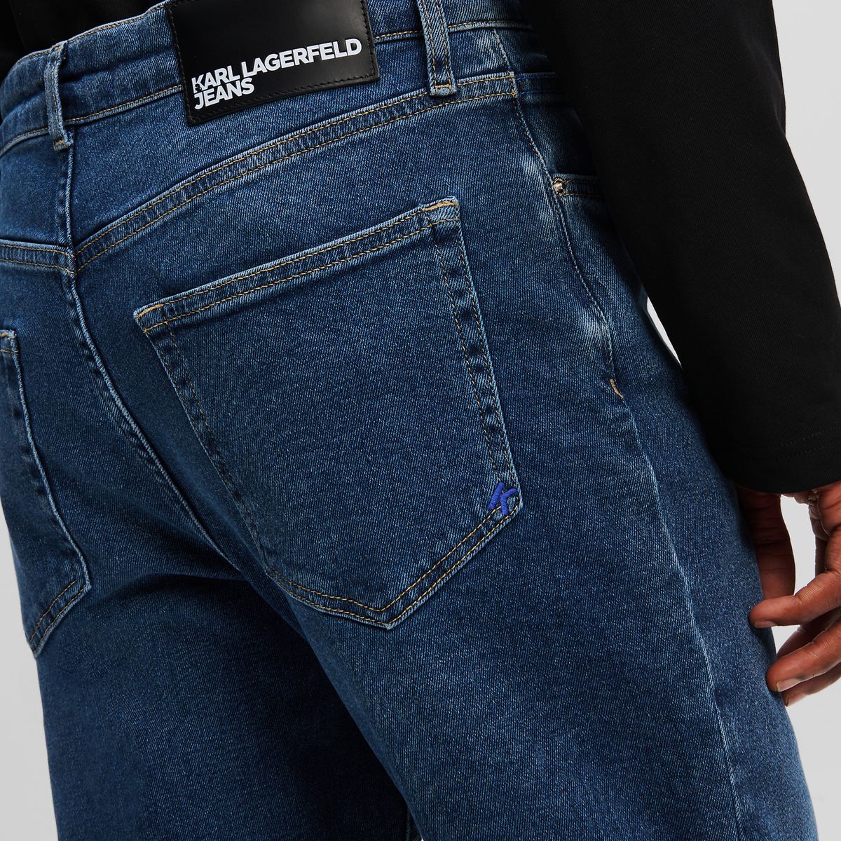 KARL LAGERFELD - Jeans slim denim