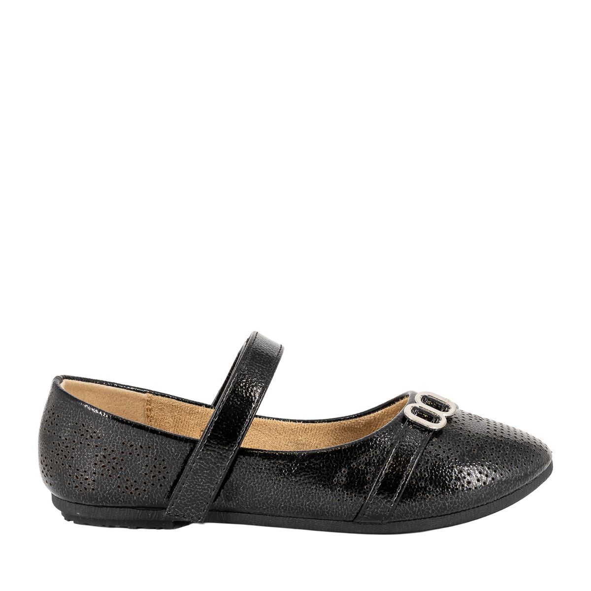 BAMBOO - Ballerina Niña Negro Lana Bamboo