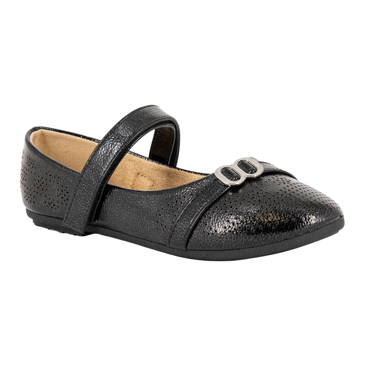 BAMBOO - Ballerina Niña Negro Lana Bamboo