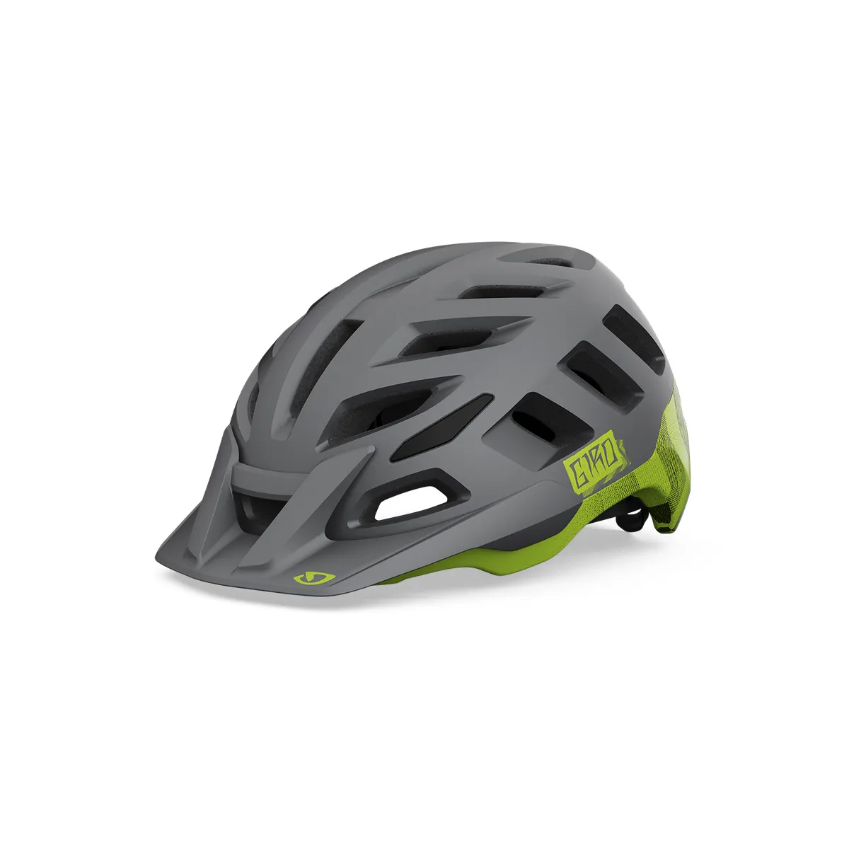 GIRO - CASCO GIRO RADIX MIPS MATTE METALLIC BLACK/ANODIZED LIME