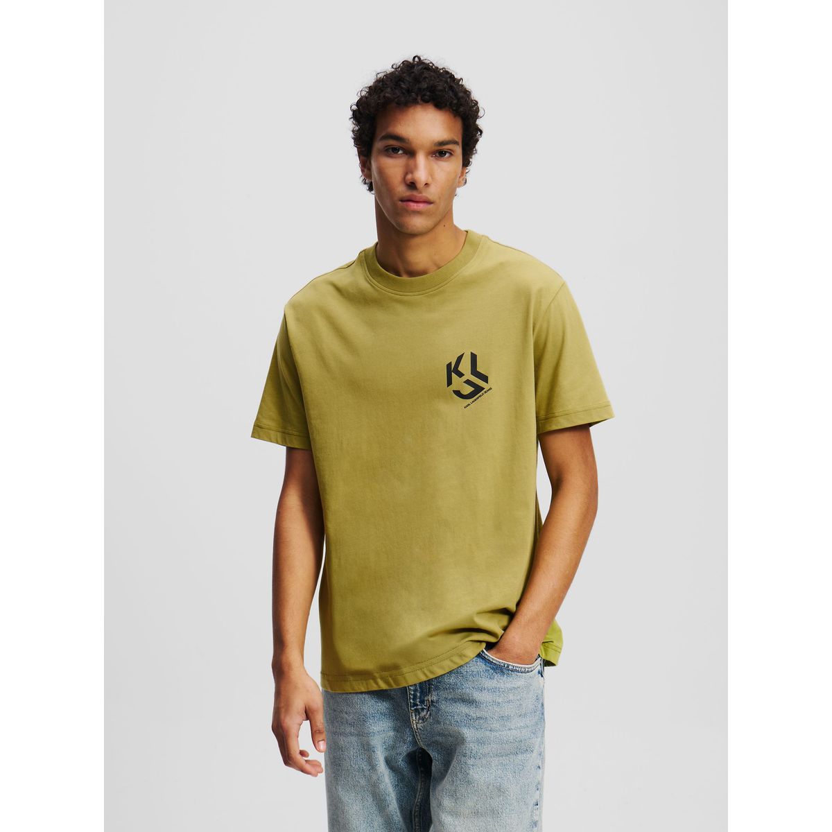 KARL LAGERFELD - Polera regular con mono