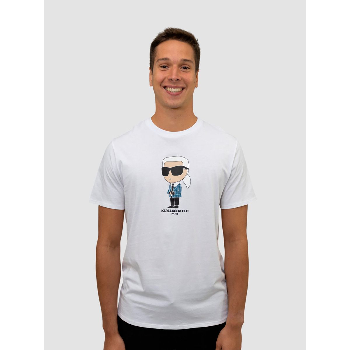 KARL LAGERFELD - Polera con cuello redondo