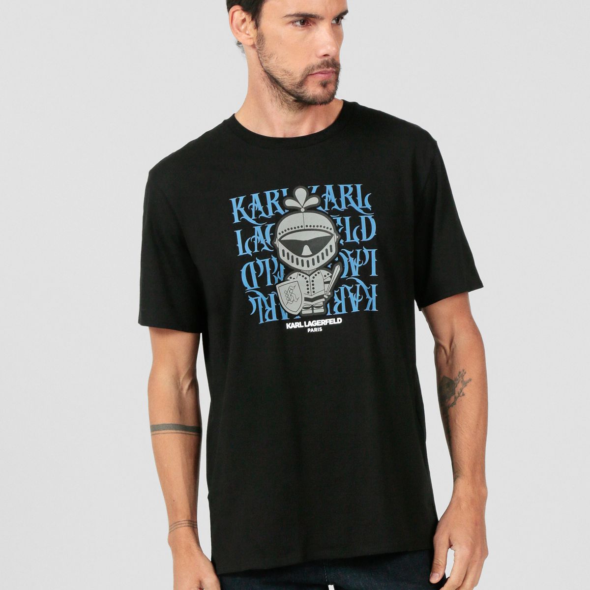 KARL LAGERFELD - Polera Karl Armour con logo