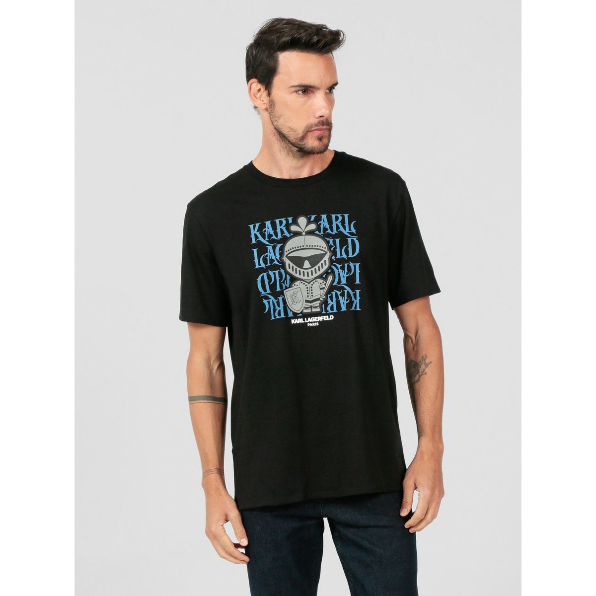 KARL LAGERFELD - Polera Karl Armour con logo