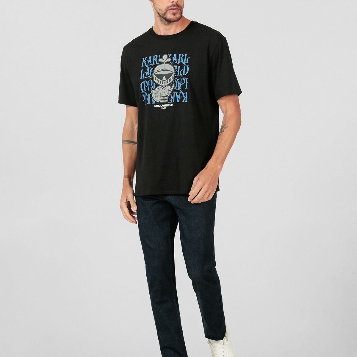 KARL LAGERFELD - Polera Karl Armour con logo