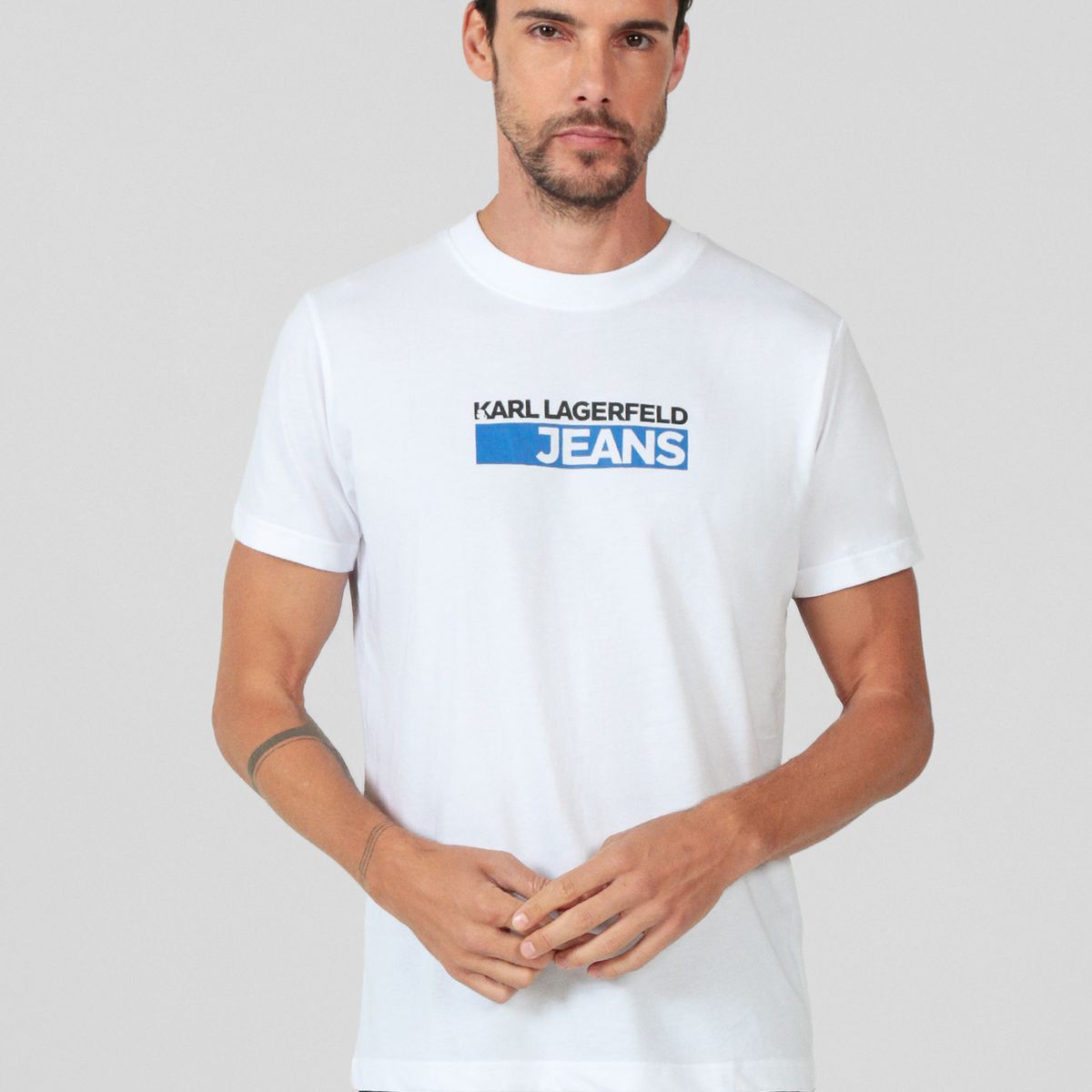 KARL LAGERFELD - Polera slim con logo