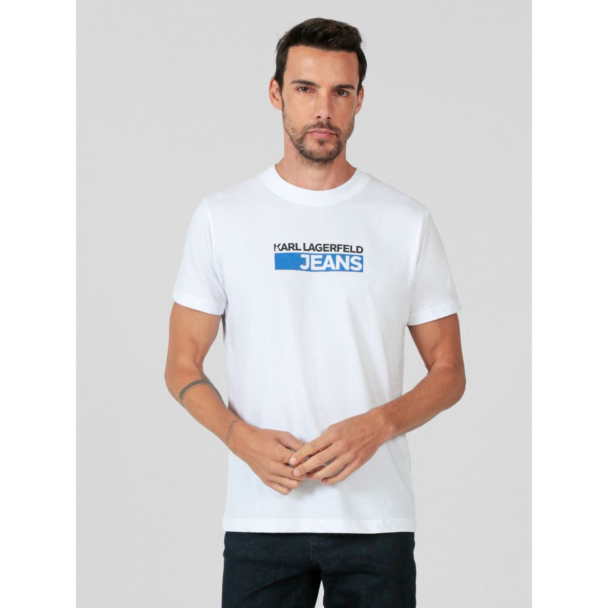 KARL LAGERFELD - Polera slim con logo