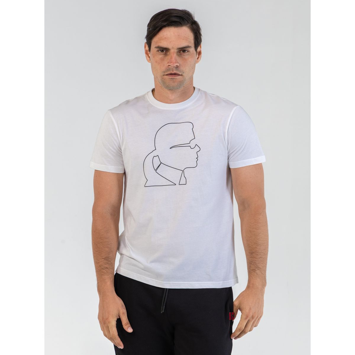 KARL LAGERFELD - Polera con perfil de KARL