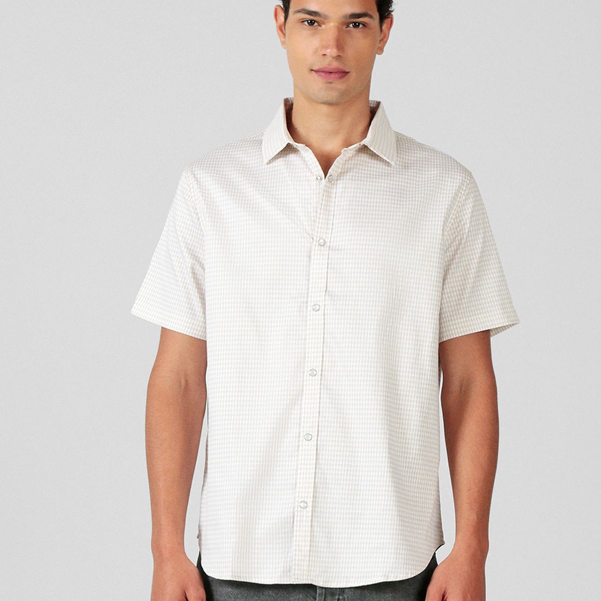 KARL LAGERFELD - Camisa de manga corta con estampado