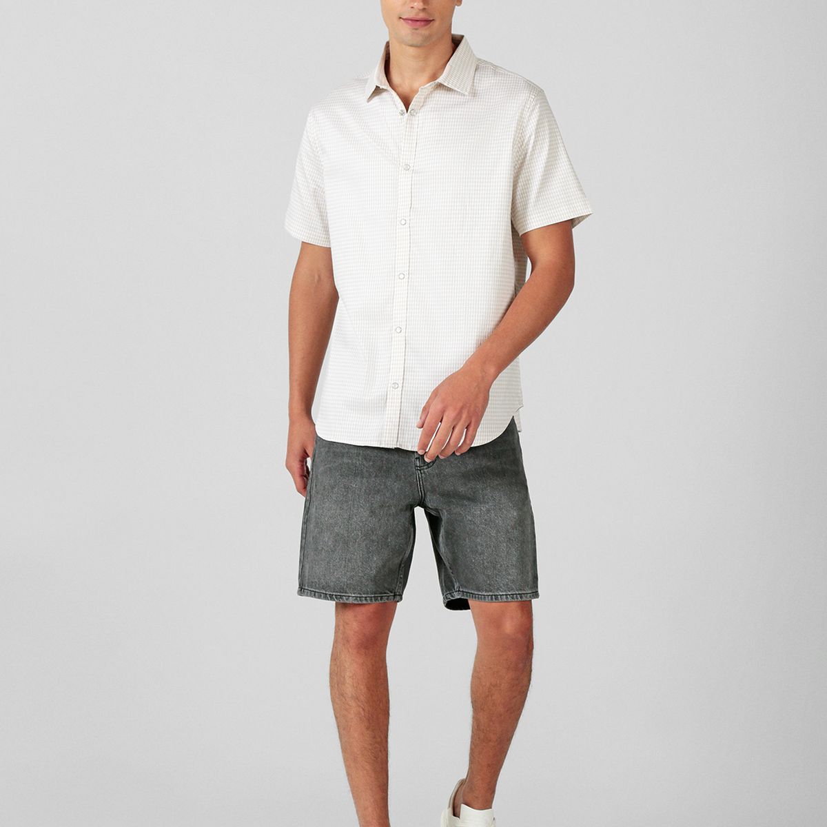 KARL LAGERFELD - Camisa de manga corta con estampado