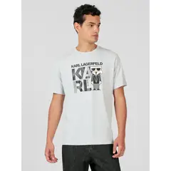 KARL LAGERFELD - Polera con logo gráfico Karl