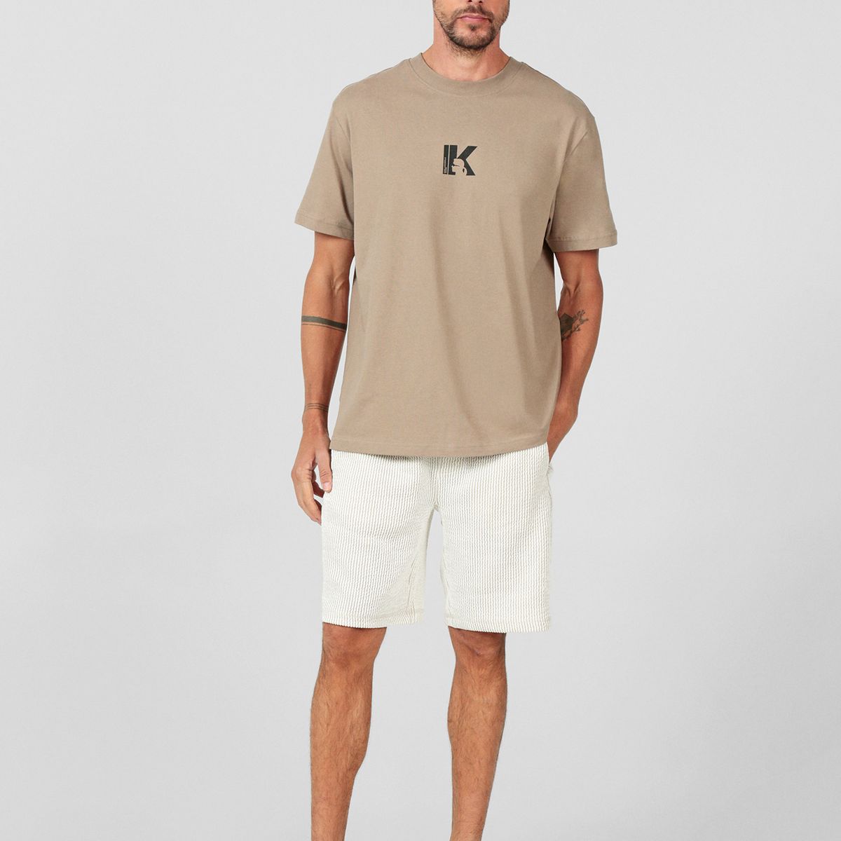 KARL LAGERFELD - Polera regular con logo