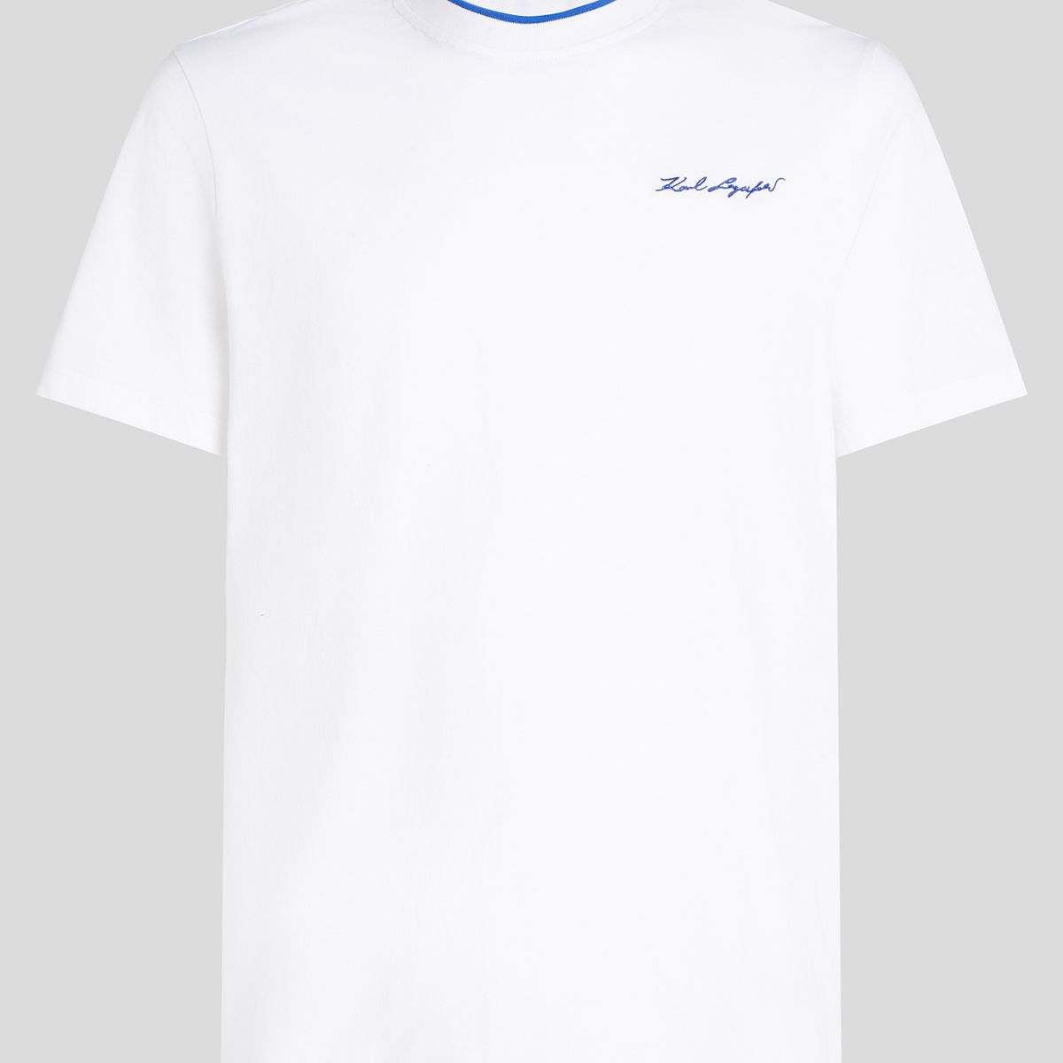 KARL LAGERFELD - Polera con detalles en contraste