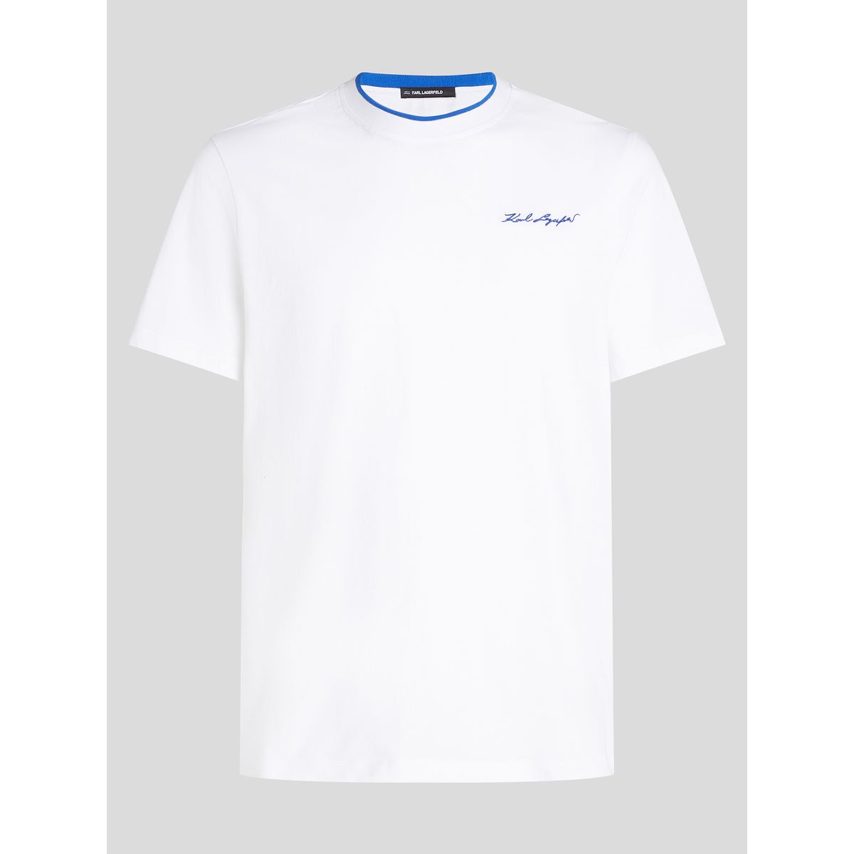 KARL LAGERFELD - Polera con detalles en contraste