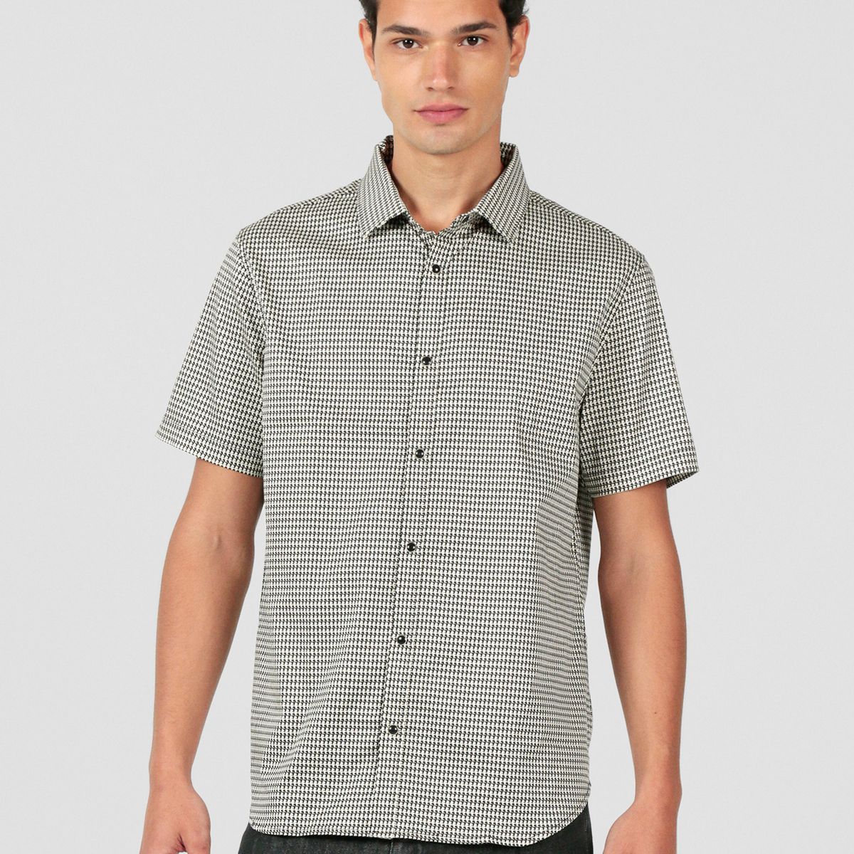 KARL LAGERFELD - Camisa de manga corta con estampado
