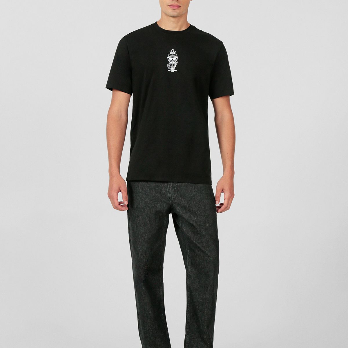 KARL LAGERFELD - Polera con logo Karl Amour